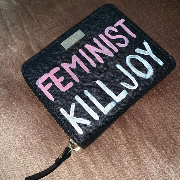 Custom hand painted Kate Spade wallet. - Picture 1 of 2